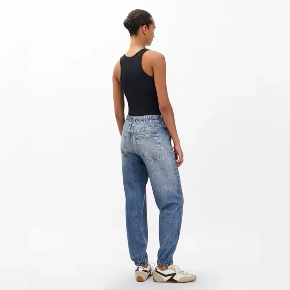 Rag & Bone Miramar Jogger Pant Jean Sweat Pants in Indigo Cotton Terry Size XS - Picture 2 of 16
